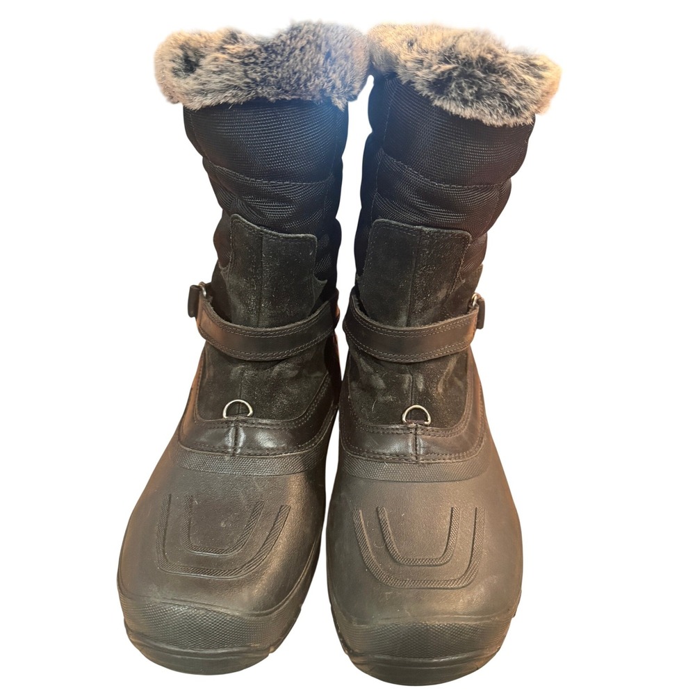 The‎ North Face Shellista II Women Black Waterproof Winter Snow Boots 10 Pull on